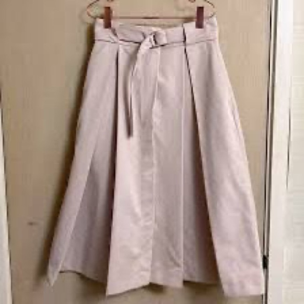 Zara Cream A-Line Skirt